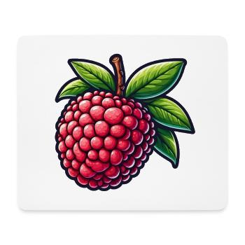 Litchi Illustrated Bright - Mouse Pad (horizontal) - white - Front
