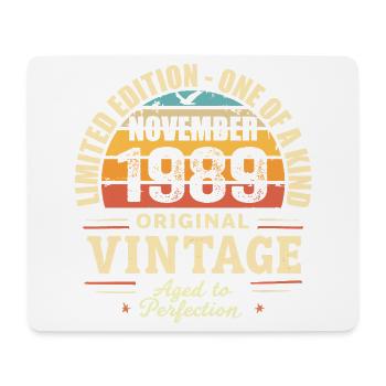 Novembre 1989 meilleur cadeau 1989 - novembre 1989 - Tapis de souris (format paysage) - blanc - Devant