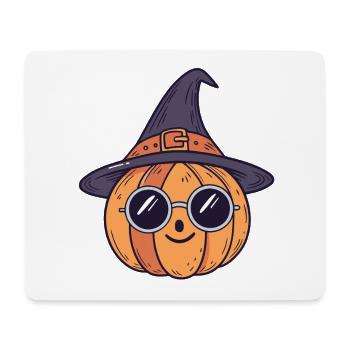 Kürbis Hexe Brille - Mousepad (Querformat) - Weiß - Vorne