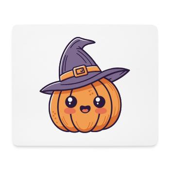 Kawaii Hexe Kürbis - Mousepad (Querformat) - Weiß - Vorne