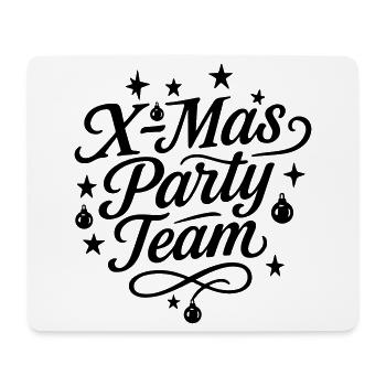 Xmas Party Team Christmas - Mouse Pad (horizontal) - white - Front