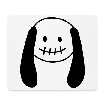 Poupée zombie – Mignon et effrayant combinés - Tapis de souris (format paysage) - blanc - Devant