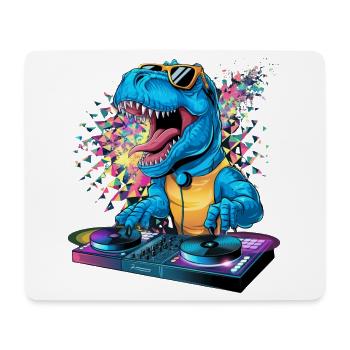 Dino DJ - Mouse Pad (horizontal) - white - Front