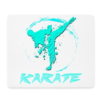 Karate - Mousepad (Querformat) - Weiß - Vorne