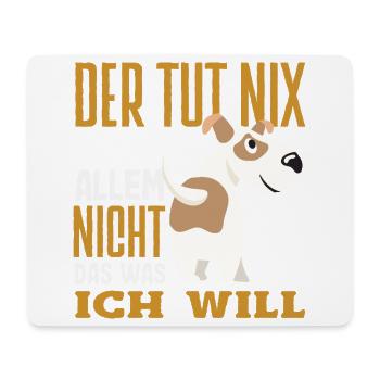 Lustiges Jack Russell Besitzer Geschenk - Mousepad (Querformat) - Weiß - Vorne