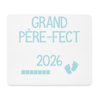 Grand Père-fect en 2026 Cadeau futur grand-père - Tapis de souris (format paysage) - blanc - Devant