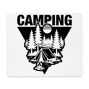 Tent Camping Symbol Nature - Mouse Pad (horizontal) - white - Front