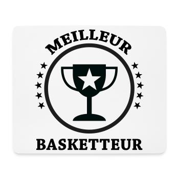 Meilleur Basketteur - Tapis de souris (format paysage) - blanc - Devant