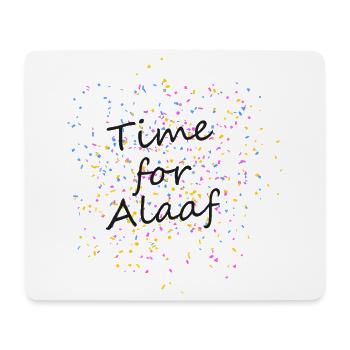 Carnaval de Cologne - Temps pour Alaaf - Chemise du Carnaval - Tapis de souris (format paysage) - blanc - Devant