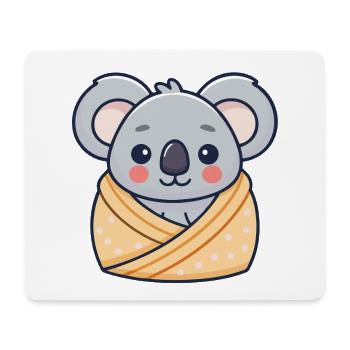 Koala-Pastell-Cozy Cocoon - Mousepad (Querformat) - Weiß - Vorne