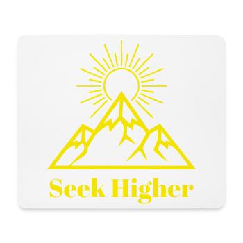 Seek Higher Summit Glow - Mouse Pad (horizontal) - white - Front