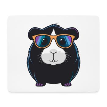 Meerschweinchen-Coole Gläser - Mousepad (Querformat) - Weiß - Vorne