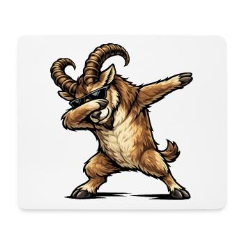 Dabbing Capricorn - Mouse Pad (horizontal) - white - Front