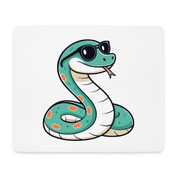 Snake Casual Sunglasses - Mouse Pad (horizontal) - white - Front