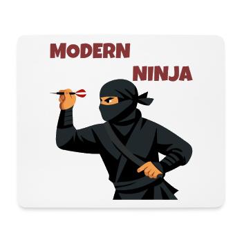 Moderne Ninja Dart Wurfkunst - Mousepad (Querformat) - Weiß - Vorne