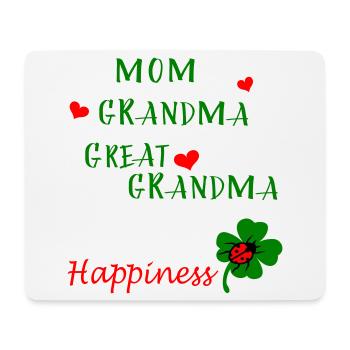 Mom  Grandma - Mousepad (Querformat) - Weiß - Vorne