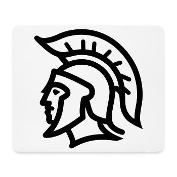 spartan - Tapis de souris (format paysage) - blanc - Devant