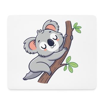 Traumhafter Koala auf einem Ast - Mousepad (Querformat) - Weiß - Vorne