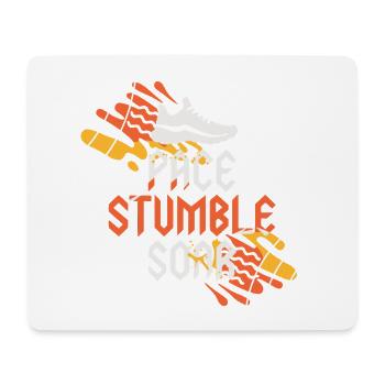 Geschwindigkeit und städtischer Schwung - Mousepad (Querformat) - Weiß - Vorne