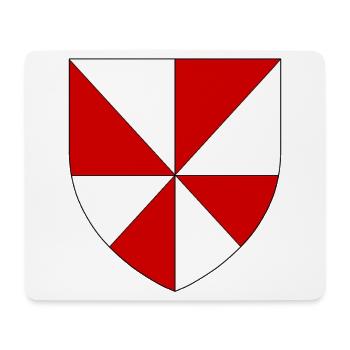 Blason du Gâtinais - Tapis de souris (format paysage) - blanc - Devant