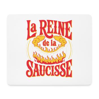 Reine de la Saucisse Flamboyante - Tapis de souris (format paysage) - blanc - Devant