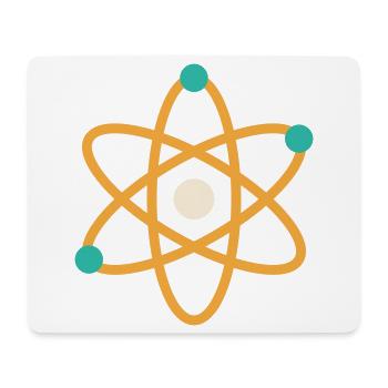 Atom - Physik Chemie Wissenschaft Nerd Lehrer - Mousepad (Querformat) - Weiß - Vorne