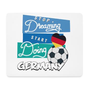 Football Germany - Mouse Pad (horizontal) - white - Front