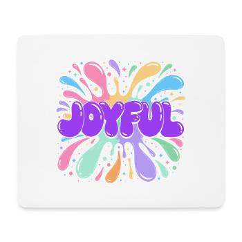 Explosion Joyeuse Couleurs violet - Mouse Pad (horizontal) - white - Front