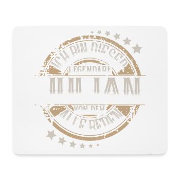 Julian - Mousepad (Querformat) - Weiß - Vorne
