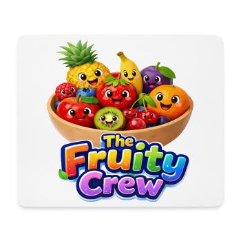 The Fruity Crew Fruit Theme - Mouse Pad (horizontal) - white - Front