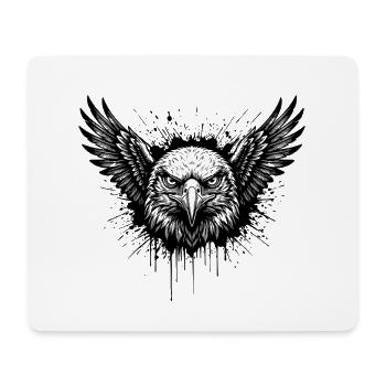 Majestic Eagle Splash Tattoo - Mouse Pad (horizontal) - white - Front
