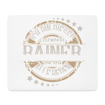 Rainer - Mousepad (Querformat) - Weiß - Vorne
