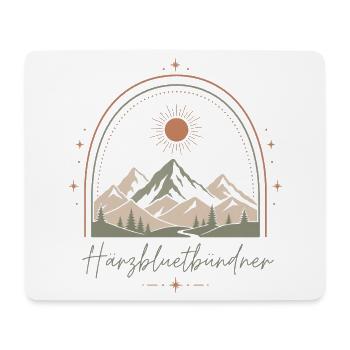 Bündner - Mousepad (Querformat) - Weiß - Vorne