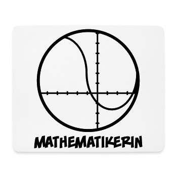 Mathematikerin - Mousepad (Querformat) - Weiß - Vorne