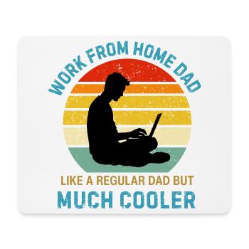 Funny Remote Worker Computer Work From Home Gift - Mouse Pad (horizontal) - white - Front