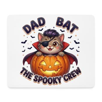 Papa Chauve-souris L’Équipage Effrayant - Tapis de souris (format paysage) - blanc - Devant