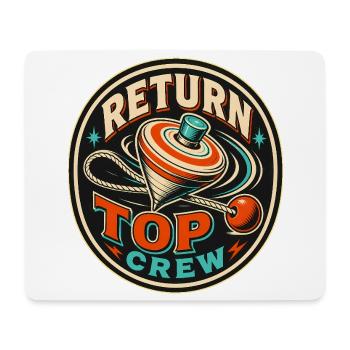 RETURN TOP CREW - Mousepad (Querformat) - Weiß - Vorne