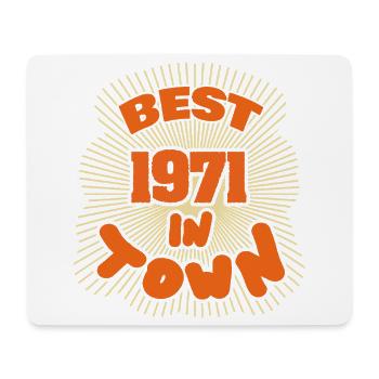 in 1971 - Mousepad (Querformat) - Weiß - Vorne