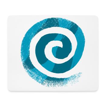 Spirale - Mousepad (Querformat) - Weiß - Vorne