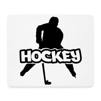 Hockey - Mousepad (Querformat) - Weiß - Vorne