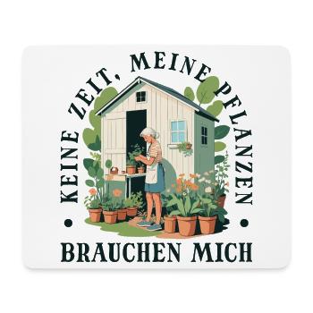  Gärtner Pflanzen Kleingärtner Schrebergarten - Mousepad (Querformat) - Weiß - Vorne