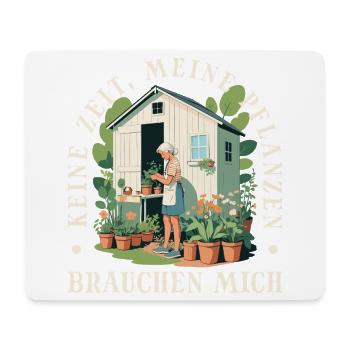  Gärtner Pflanzen Kleingärtner Schrebergarten - Mousepad (Querformat) - Weiß - Vorne