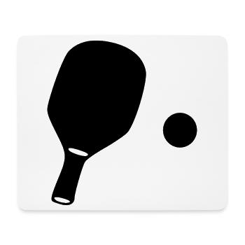 Tischtennis Spieler Geschenk - Mousepad (Querformat) - Weiß - Vorne