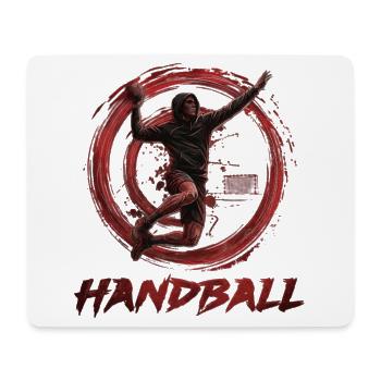 Handball - Mousepad (Querformat) - Weiß - Vorne