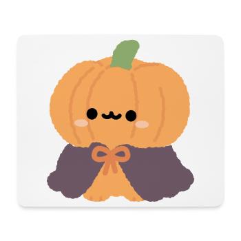 Chibi Kürbis-Cape-Plüsch - Mousepad (Querformat) - Weiß - Vorne