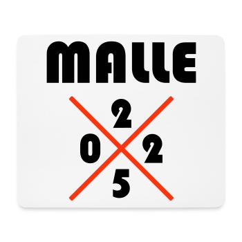 Malle 2025 - Mousepad (Querformat) - Weiß - Vorne