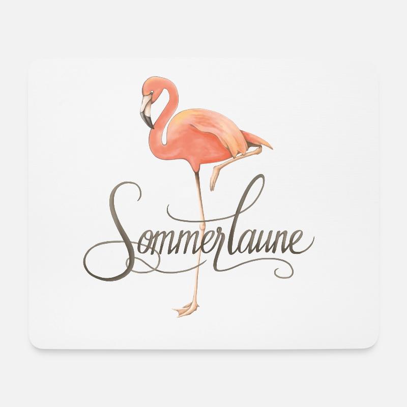 Sommerlaune - Mousepad (Querformat) - Weiß