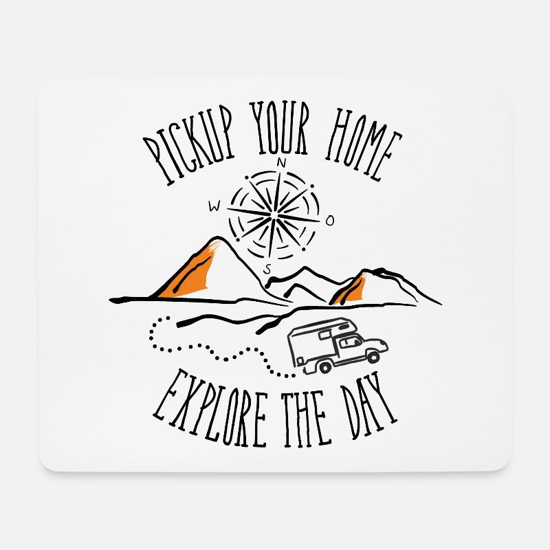 Pickup Your Home - Mousepad (Querformat) - Weiß