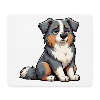 Australian Shepherd Aussie Aussiebesitzer Aussies - Mousepad (Querformat) - Weiß - Vorne