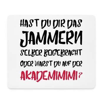 Akademimimi Spruch Geschenk Witzig - Mousepad (Querformat) - Weiß - Vorne